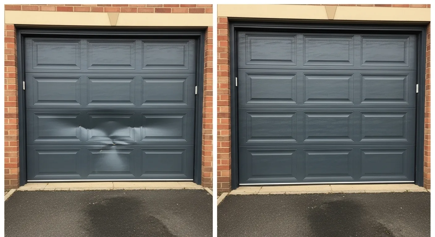 Garage Door Track Bent in Woodburn, OR